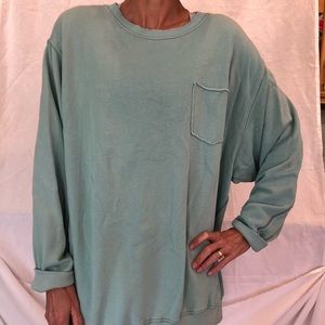 Aerie Women’s Sweatshirt, light blue, size large